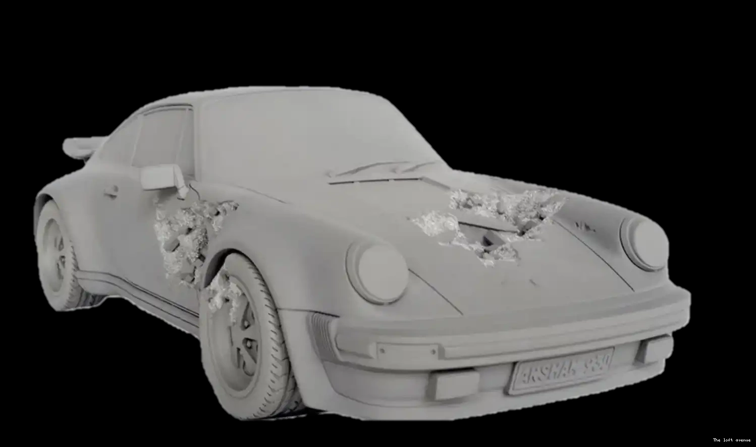 TURBO ERODED PORSCHE RELIC 911 0504